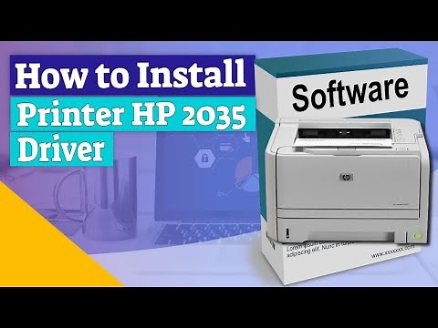 How to Install Printer HP 2035 Driver