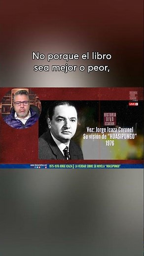 1975-1976 JORGE ICAZA Y LA HISTORIA DETRÁS DE HUASIPUNGO, EL INDIGENISMO BRUTAL.