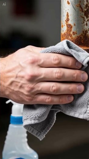 Satisfying Rust Removal on a Threaded Pipe Coupling #shorts