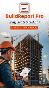 Tutorial #1 | BuildReport Pro: Create Your First Project (Snag & Audit) #snagging #auditing