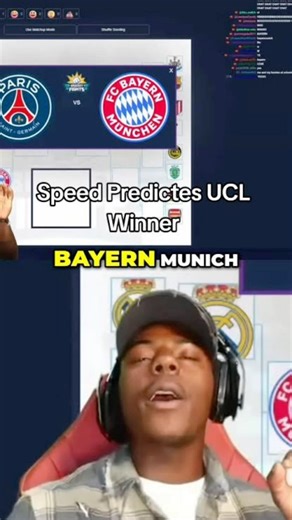 Speed predicted Baryan Munich will win the ucl