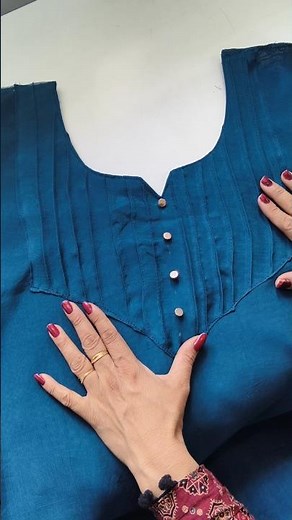 easy and simple neck pattern #sewing #neckdesign