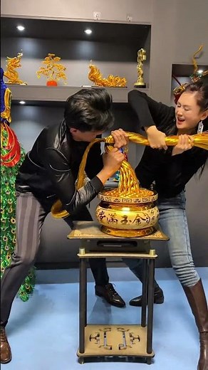 Young woman weaves a money tree