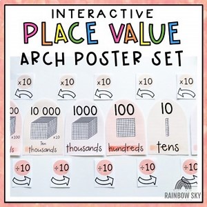 Arch Place Value Posters | Interactive Place Value Chart