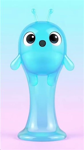 Candy Sticky Robot Bounce 🍬 | Satisfying Cartoon Loop #shorts
