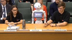 MPs Interview Pepper The Robot In Parliament | LBC