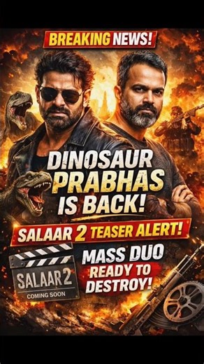 DINOSAUR #prabhas Coming Back #salaar #kalki2898ad #bahubali2 #movie #music #song #ytshorts #shorts