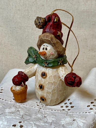 Vintage Boyds Bears Ornament | Chilly With Bucket, Resin Bearstone Holiday Decor - Etsy