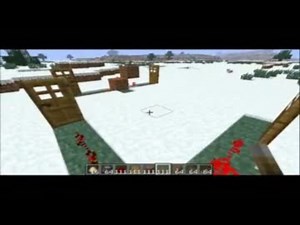 【minecraft】比較的小さな（1x3x2）クロック回路（ピストンなし)