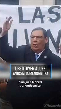 Alfredo López: el exjuez antisemita rodeado de referentes neon*zis en Argentina ⚖️🚨