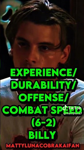 Billy Loomis Scream 1 Vs Richie Kirsch Scream 5 (who is stronger) Cobra Kai #Scream