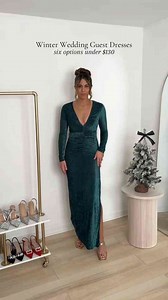 Winter wedding guest dress ideas