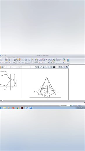 Isometric: Pentagonal pyramid