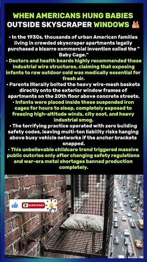 The Horrifying Secret of 1930s American Baby Cages 👶