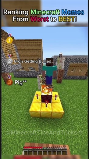 ranking minecraft memes #minecraft #blockyenergy #funny #brainrot #dream #gamingfunny #memes
