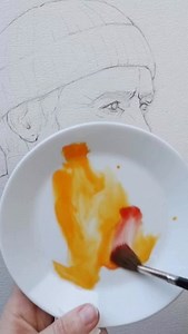 Watercolor portrait process - #watercolourpainting #watercolorportrait #aquarelleart #watercolorartist #aquarelleportrait | Jane-beata