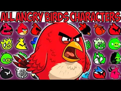 ALL ANGRY BIRDS CHARACTERS | FNF Character Test | Gameplay VS Playground