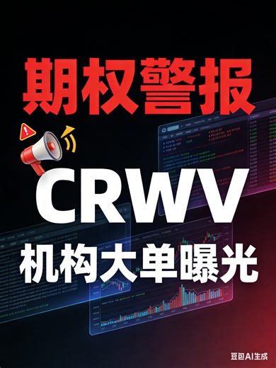 CoreWeave__追踪3倍期权狂潮.28万张期权异动，CRWV跟不跟？#CoreWeave#CRWV#美股分析#期权异动#AI算力#英伟达 #NVIDIA #Perplexity#投资策略#财经YouTube#算力云#2026投资逻辑