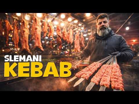 KURDISTAN’S CRAZIEST KEBAB! Slemani Street Food