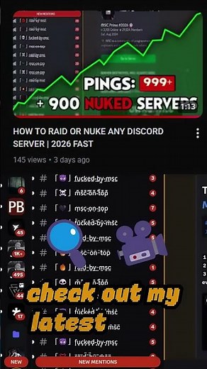 How to NUKE any Discord Server Without Admin Perms #discord #bot
