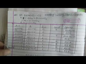 Multiplication Using Booths Algorithm