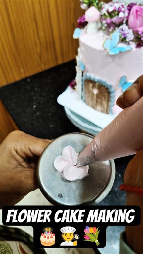 flower cake design, flower cake tutorial, flower cake, house cake , cake making, cake decorating,