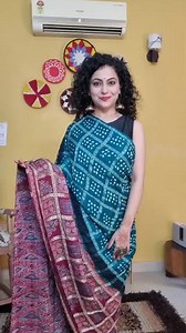 6.8K views · 61 reactions | Festive GHARCHOLA Ajrakh Bandhni sarees...