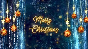 Christmas Theme Background Animation, High Quality Christmas Animation for Holiday Seasons Stock Video