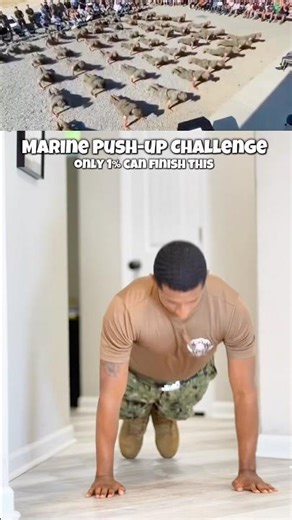 I tried the Marine Corp Pushup challenge 😤
