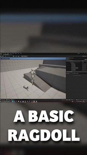 How to Create Ragdoll Physics in Unreal Engine 5 #unrealengine #unrealengine5 #gamedev #tutorial