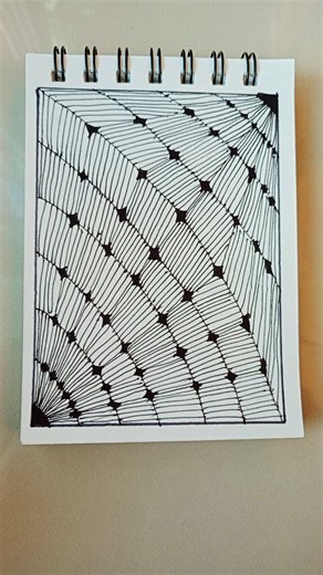 Day 132 Easy Zentangle Art For Beginners #zentangle #art #shorts #fyp #doodle #lineart #zendoodle