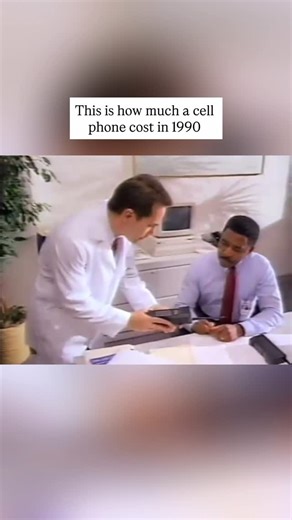 The History Source on Instagram: "Back in the early ‘90s, cell phones were transitioning from luxury items for business professionals to widely sought-after personal accessories. The iconic blocky design was the standard form factor of the era as manufacturers competed to make mobile communication more accessible. With a price tag of $499, equivalent to around $1,200 today these devices rivaled the cost of modern smartphones. However, the steep cost of call plans at the time, often bundled in mi