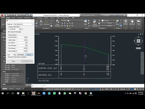 Cross Sections from Contours in AutoCAD (Using SW DTM) #CrossSections #Contours #SWDTM
