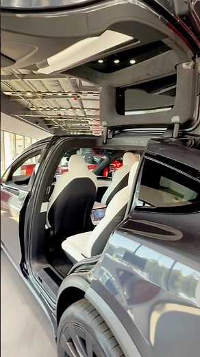 Tesla Model X 2025 | Exterior Side View with Falcon Wing Doors