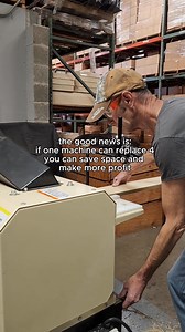Save space. Boost profit. One machine does it all. #Woodmaster #WoodworkingTools #WoodshopLife #MadeInUSA | Woodmaster Tools