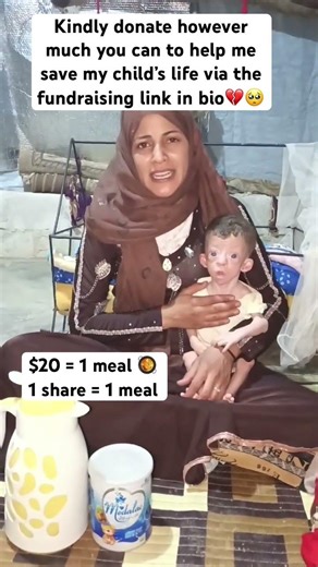 Kindly donate however much you can to help me save my child’s life via the fundraising link in bio