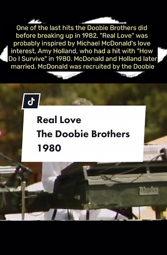 Real Love by The Doobie Brothers Real #TheDoobieBrothers #1980 #80s #80ssongs #fyp #fiylmc #othersideofyesterday