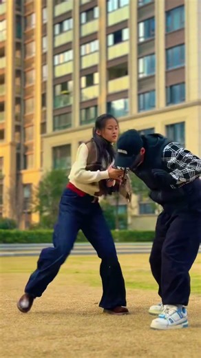 Don’t Be Afraid – Learn Self Defense From This Brave Girl ⚡#Confidence #SelfDefense #GirlPower