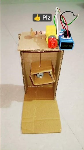 Motor Operated Lift #DIYProject #lift #dcmotor #elevator