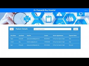 Hospital Management System using PHP and MySQL | Final Year Project