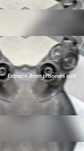 KRW | New extreme prisoner suit! 4mm! #latex #rubber #bondage #thick #black #gasmask #fetishwear #restraints #heavy #prison #tiktok #insta... | Instagram