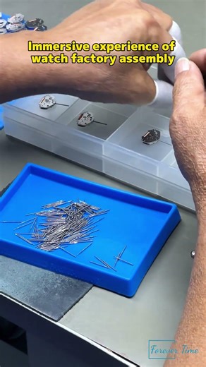 Immersive experience of watch factory assembly #watches #watch #watchfactory