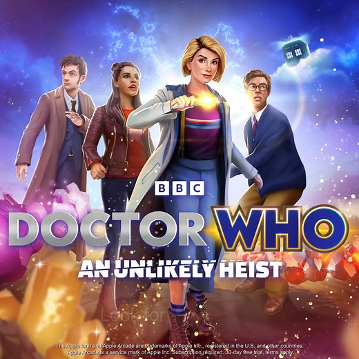 Solve puzzles, play mini-games and save the universe with the Doctor and Yaz in #DoctorWho: AN UNLIKELY HEIST - Available now on Apple Arcade! ✨📲 | Doctor Who