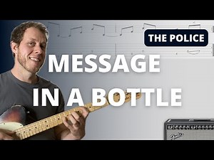 Message In A Bottle - The Police Guitar Tutorial