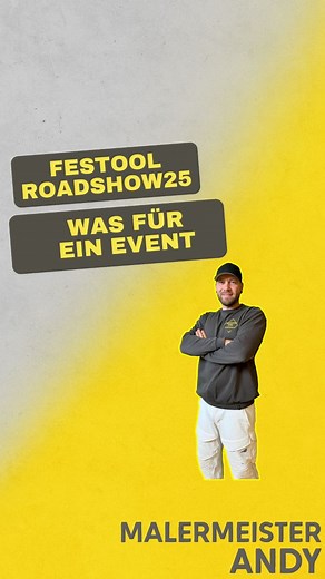 MalermeisterAndy | Profi-Tipps & Fachwissen | 📍 Festool Roadshow 2025 – Westerkappeln-Velpe Am 26. September war ich bei der Festool Roadshow 2025 in Westerkappeln-Velpe mit am Start 🙌... | Instagram