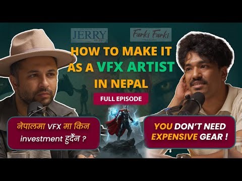 Influencer बाट Professional VFX artist को यात्रा | PODCAST with Abhinash Napit | VFX Artist, Dancer