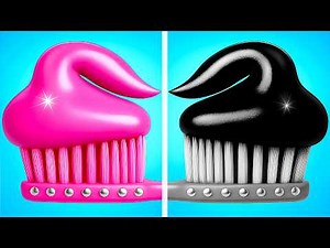 PINK Mermaid vs DARK Mermaid! 🤩 DIY Mermaid Makeover & Beauty Hacks