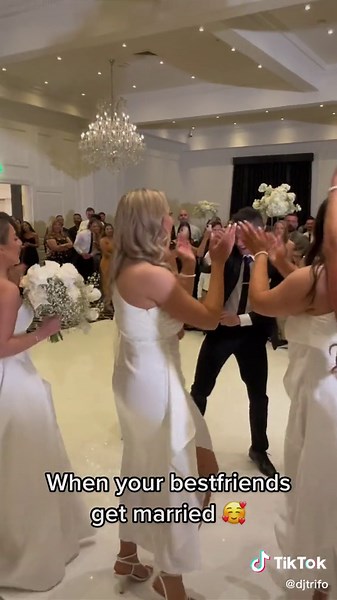 When your best friends get married 🥰💛 #fyp #wedding #melbournewedding #melbournebride #melbournedj