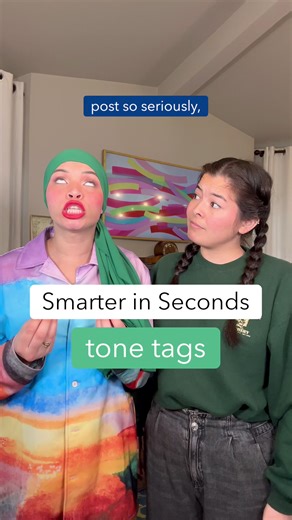#SmarterInSeconds: #ToneTags or #ToneIndicators starring @sensorysavant ✨ Tone indicators explicitly state the intention of a written message which may help to avoid miscommunication. @actuallyautistictiktoks