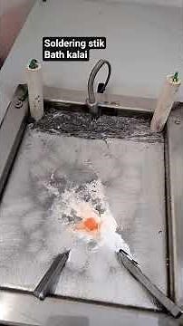 solar zatka machine pcb soldering bath machine #soldering #viralvideo